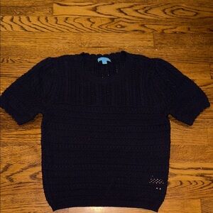 Draper James Navy Crewneck Sweater